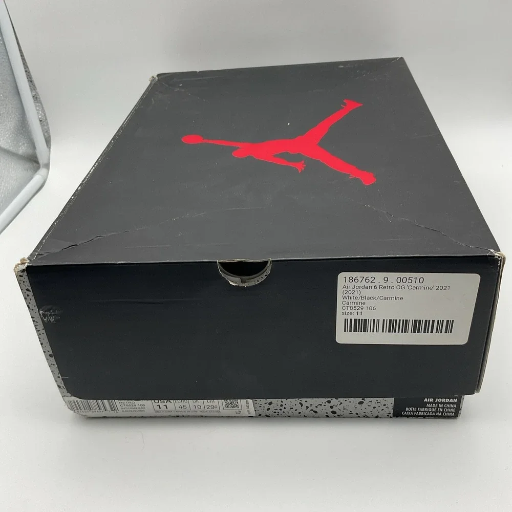 Size 11 - Jordan 6 Retro OG Mid‎ Carmine (CT8529-106)